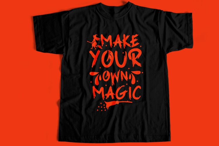 50 Best Selling Halloween T-Shirt Design Bundle For Commercial Use