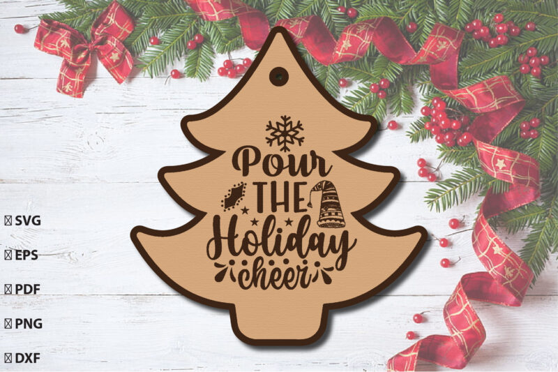 Christmas Gift Tag Laser Cut Bundle