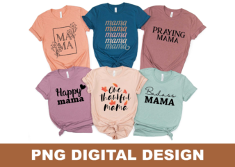 Happy Mama Mom Life PNG Sublimation Design