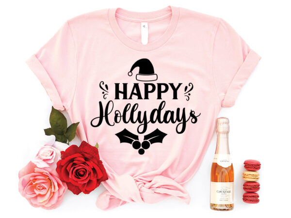 Happy hollydays christmas squad shirt, christmas svg, christmas t-shirt, christmas svg shirt print template, svg, merry christmas svg, christmas vector, christmas sublimation design, christmas cut file