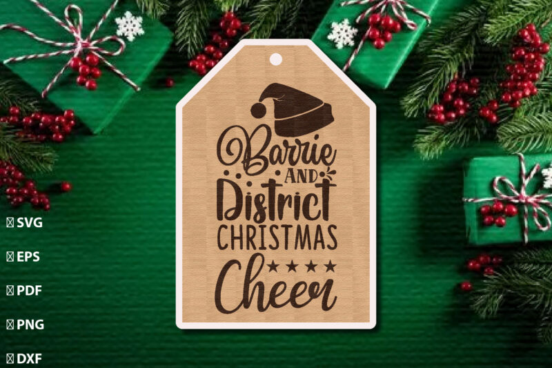 Christmas Gift Tag Laser Cut Bundle