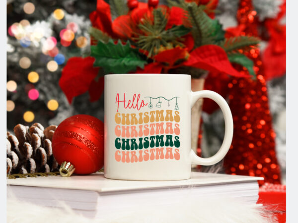 Hello christmas graphic t shirt