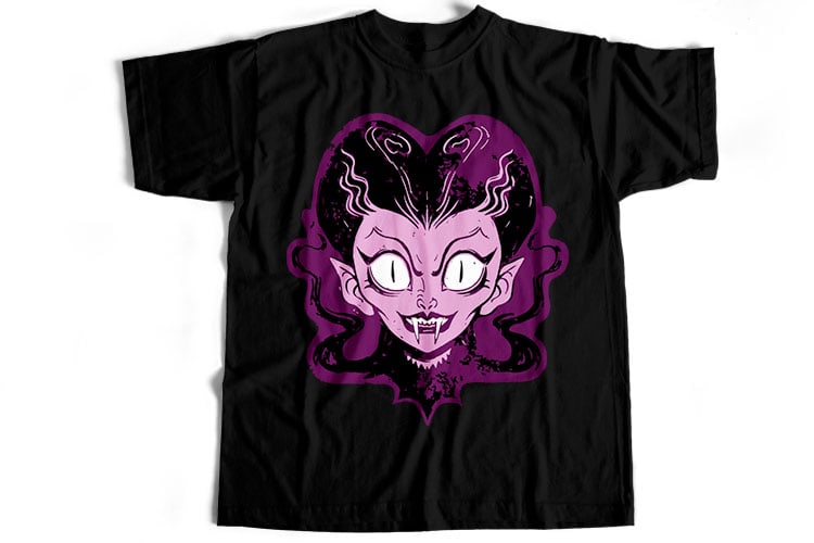 50 Best Selling Halloween and Horror T-Shirt Design Bundle For Commercial Use
