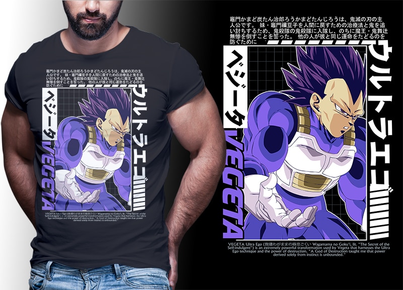 ANIME PART#5 DRAGONBALL EDITION TSHIRT DESIGNS BUNDLE