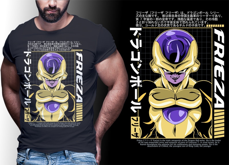 ANIME PART#5 DRAGONBALL EDITION TSHIRT DESIGNS BUNDLE