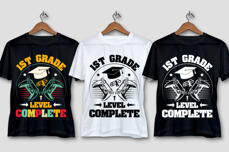 Level Up T-Shirt Design Bundle