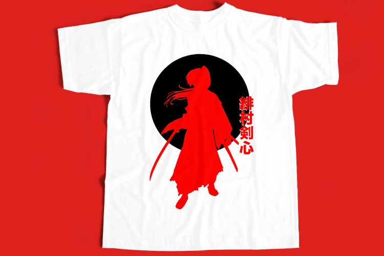 10 Best Selling Samurai T-Shirt Design Bundle For Commercial Use