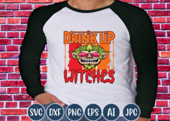 Halloween T-shirt Design, Drink Up Witches, Matching Family Halloween Outfits, Girl’s Boy’s Halloween Shirt,