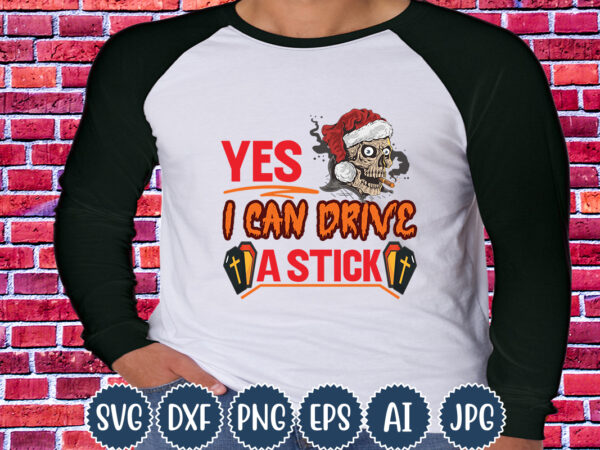 Halloween t-shirt design, yes i can drive a stick, matching family halloween outfits, girl’s boy’s halloween shirt,