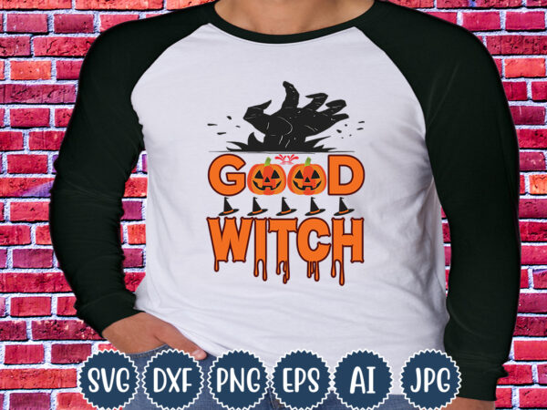 Halloween t-shirt design, good witch, matching family halloween outfits, girl’s boy’s halloween shirt,