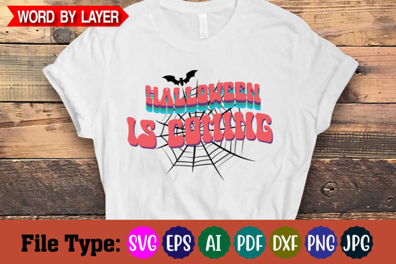 halloween is coming-SVG CUT FILE
