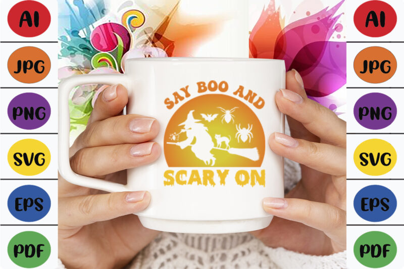 Say Boo and Scary on