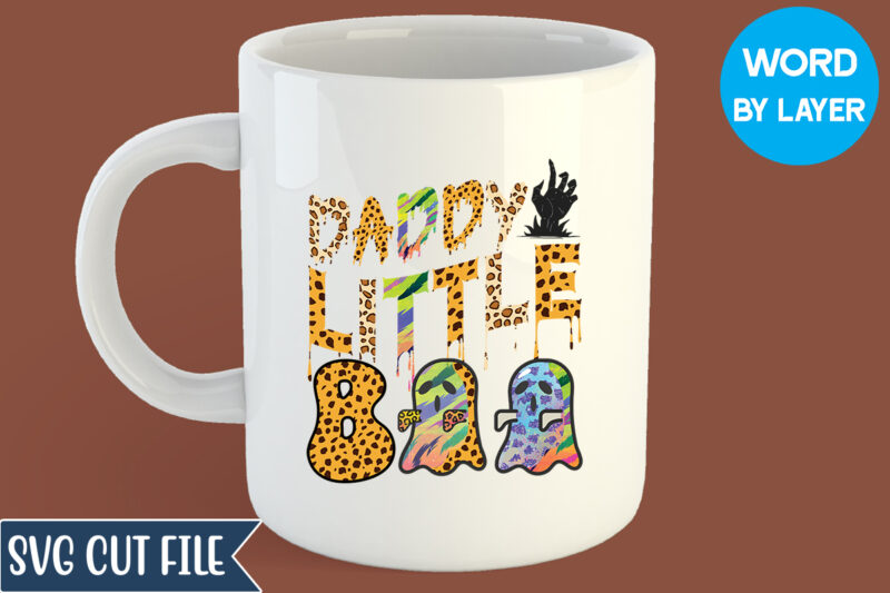 Daddy Little Boo Sublimation ,Halloween T-shirt Design, Happy Halloween, Matching Family Halloween Outfits, Girl’s Boy’s Halloween Shirt,