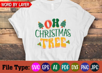 Oh Christmas Tree svg cut file