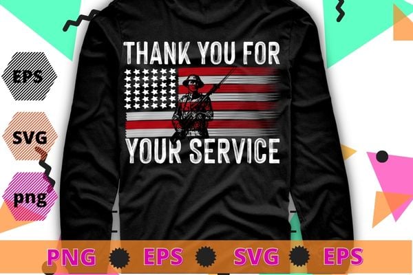 Thank you for your services Patriotic – veterans day for Men T-Shirt design svg,Veterans day 2022, memorial day, Independance day,