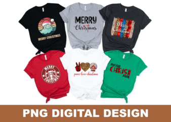 Merry Christmas Santa PNG Sublimation Design