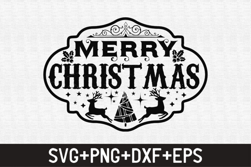 Vintage Christmas Sign Svg Bundle