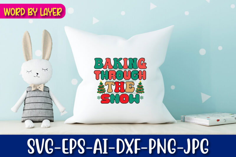 Baking Through The Snow vector T-shirt Design