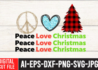 Peace Love Christmas Sublimation Design , CHRISTMAS SVG Bundle, CHRISTMAS Clipart, Christmas Svg Files For Cricut, Christmas Svg Cut Files,Merry Christmas png, Christmas png, Happy Holidays png, Christmas sublimations, Retro