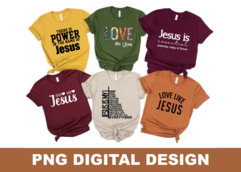 Christian Jesus Pray PNG Sublimation Design