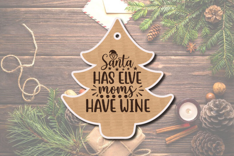 Christmas Gift Tag Laser Cut Bundle