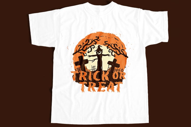 50 Best Selling Halloween and Horror T-Shirt Design Bundle For Commercial Use