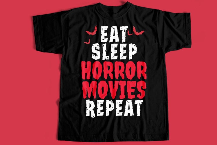 10 Best Selling Horror T-Shirt Design Bundle For Commercial Use