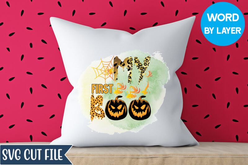 My First Boo Sublimation, Happy Halloween, Matching Family Halloween Outfits, Girl’s Boy’s Halloween Shirt,