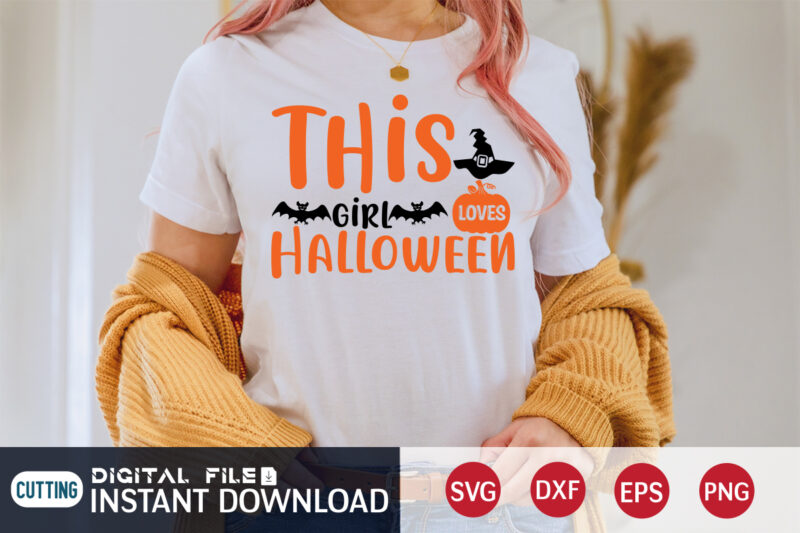 This Girl Loves Halloween Shirt
