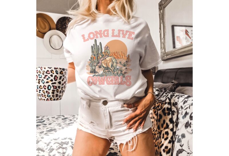 Western Tshirts Designs Png Bundle