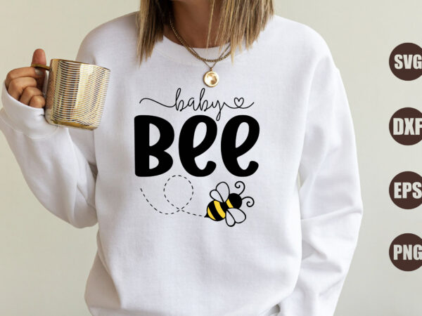 Baby bee t shirt template