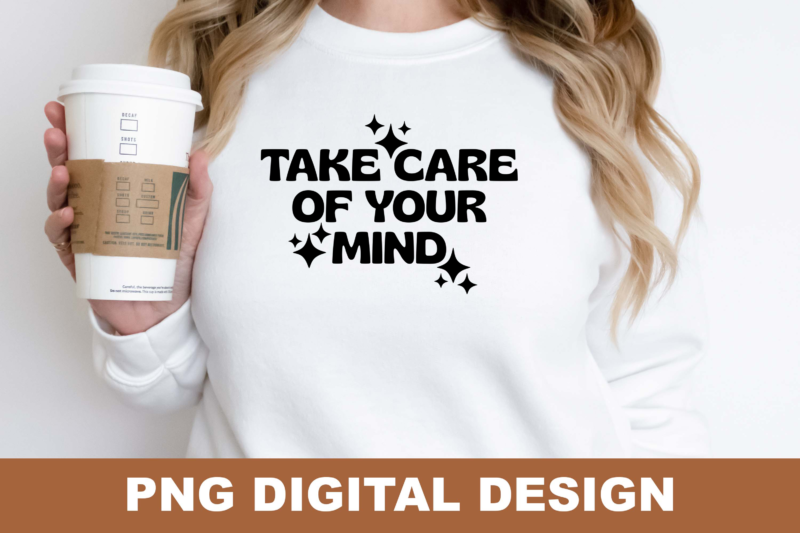 Mental Health Awareness PNG Sublimation Design