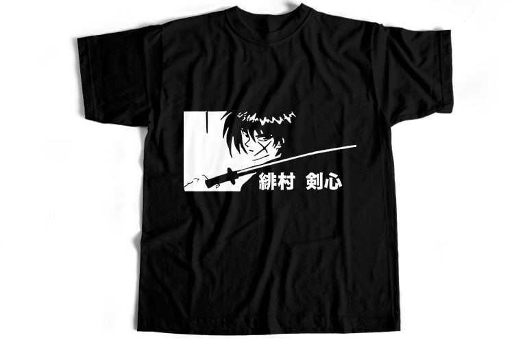 10 Best Selling Samurai T-Shirt Design Bundle For Commercial Use