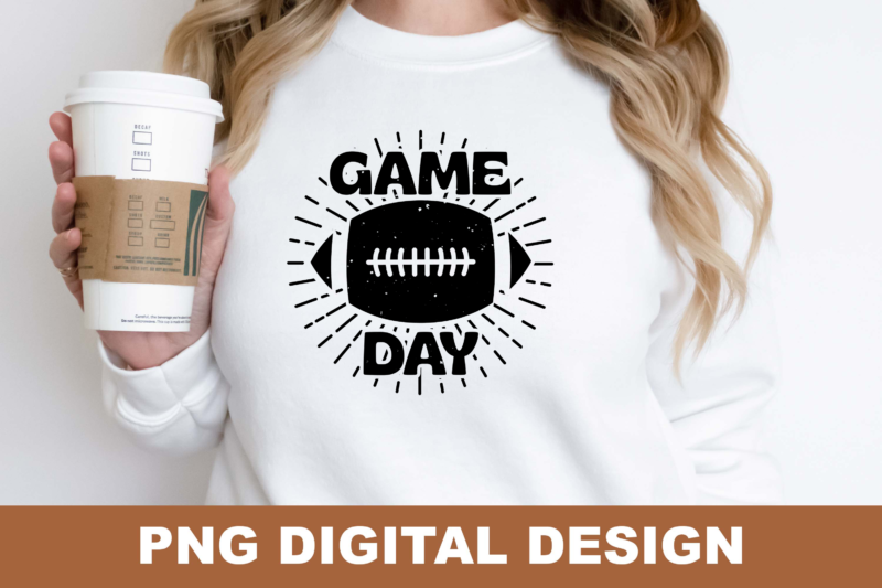 Game Day Football Mom PNG Sublimation Design