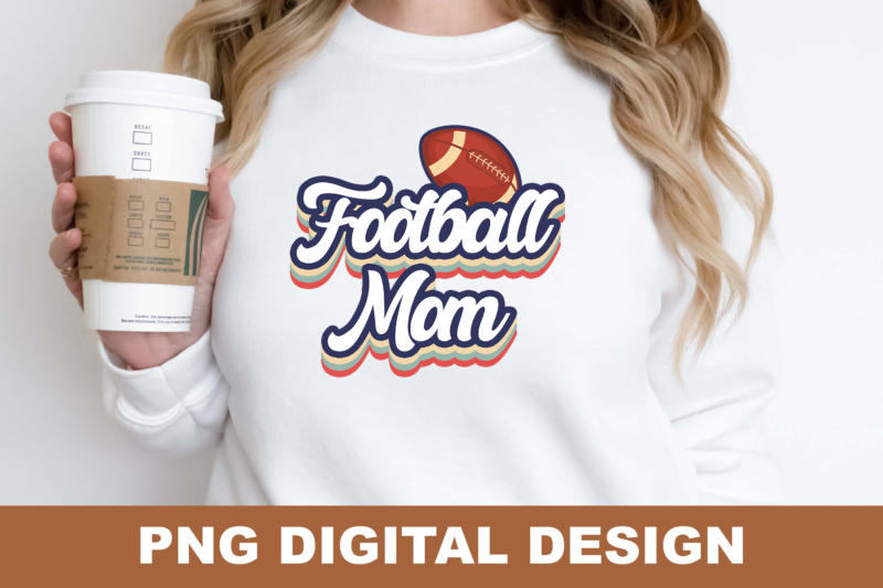 Game Day Football Mom PNG Sublimation Design