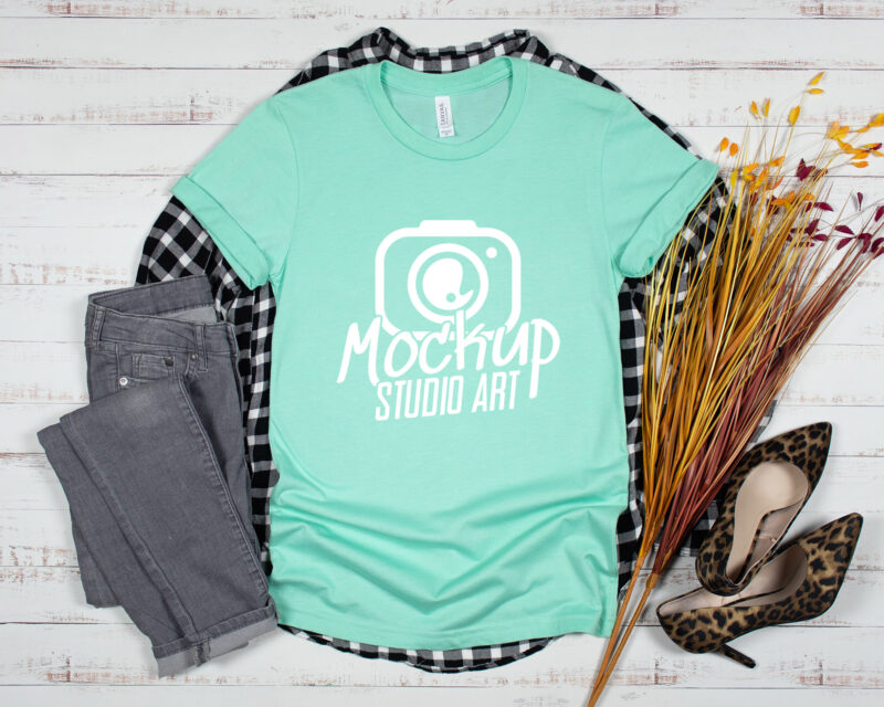 Bella Canvas 3001, T-shirt Mockups, Flat Lay Mockup, 90 Mockups