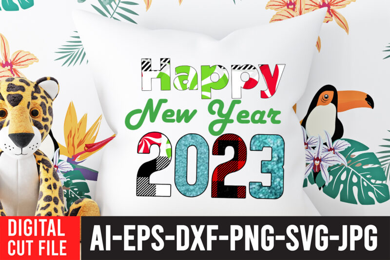Happy New Year 2023 Sublimation PNG , Happy New Year 2023 SVG Cut File , CHRISTMAS SVG Bundle, CHRISTMAS Clipart, Christmas Svg Files For Cricut, Christmas Svg Cut Files,Merry Christmas