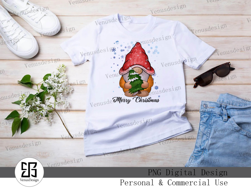 Merry Christmas Tree Sublimation