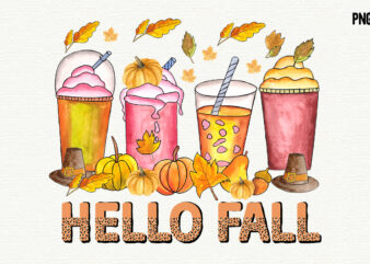 Hello fall coffee sublimation