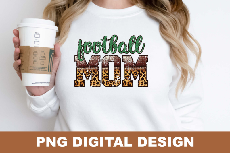 Game Day Football Mom PNG Sublimation Design