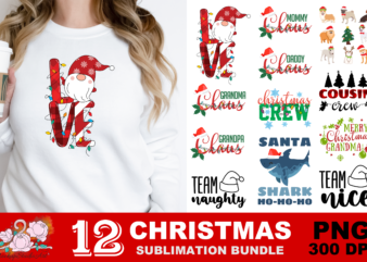 Christmas Family Matching PNG Sublimation Design