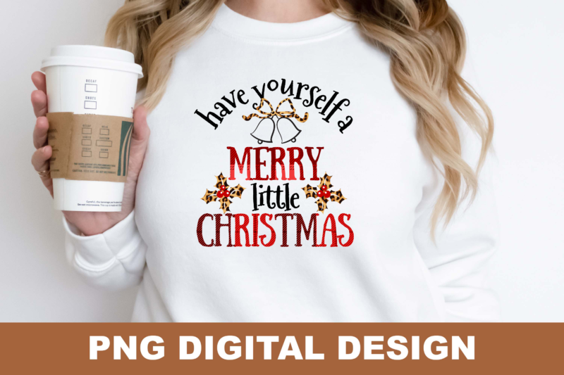 Merry Christmas Ho Ho Ho PNG Sublimation Design