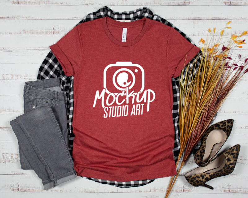 Bella Canvas 3001, T-shirt Mockups, Flat Lay Mockup, 90 Mockups