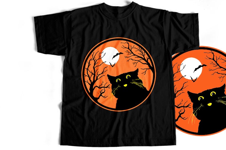 50 Best Selling Halloween T-Shirt Design Bundle For Commercial Use