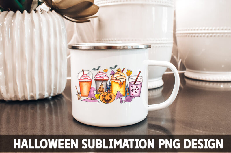 Halloween coffee Sublimation