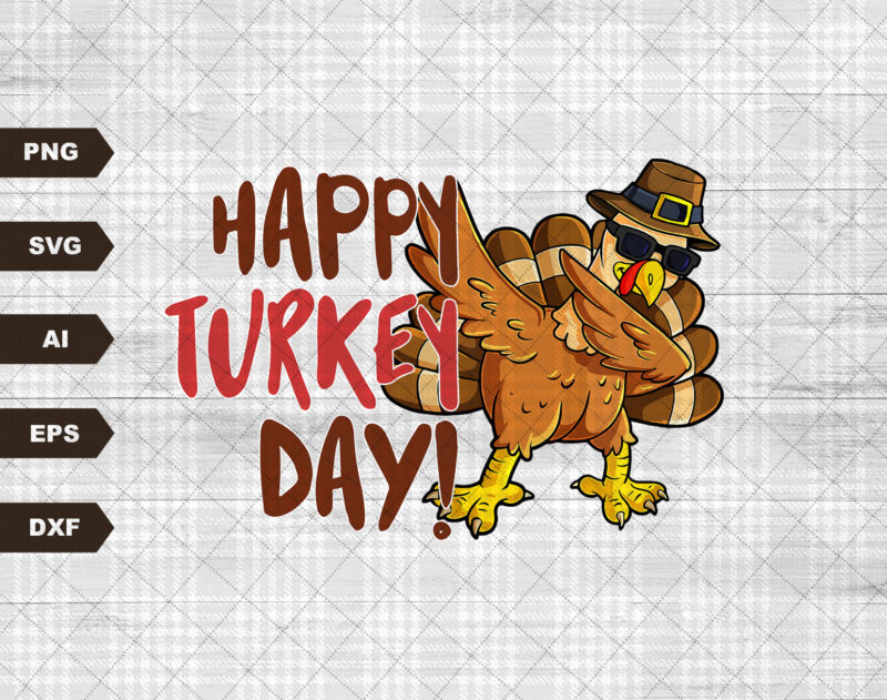 Happy Turkey Day svg, Fall svg, Thanksgiving svg, Turkey Day svg, Squad svg, dxf, png, eps, Thanksgiving Shirt, Cut File, Cricut, Silhouette