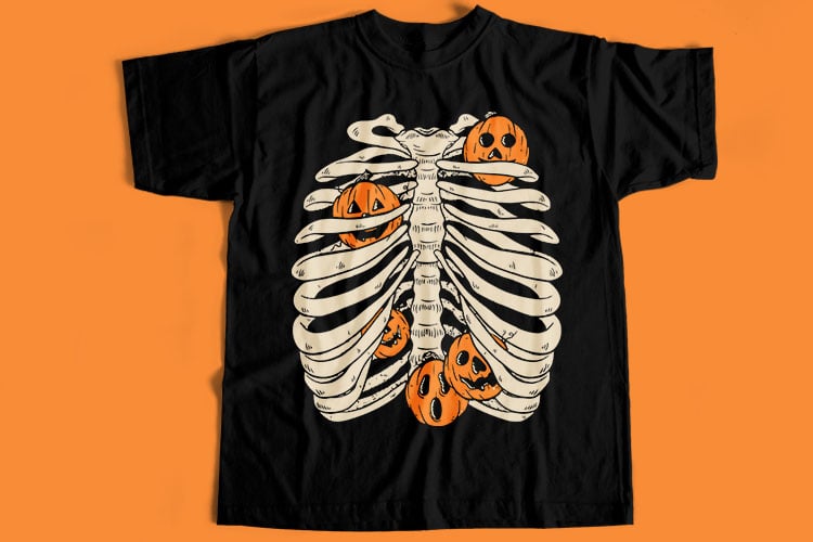 50 Best Selling Halloween T-Shirt Design Bundle For Commercial Use