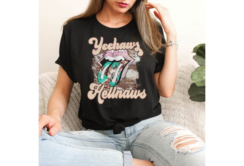 Western Tshirts Designs Png Bundle