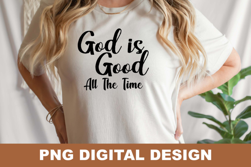 Christian God Be The Light PNG Sublimation Design