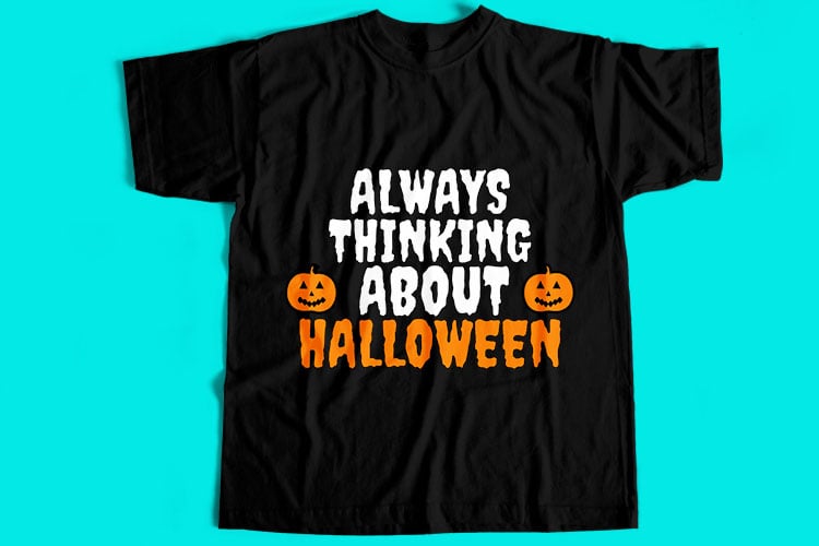 50 Best Selling Halloween T-Shirt Design Bundle For Commercial Use